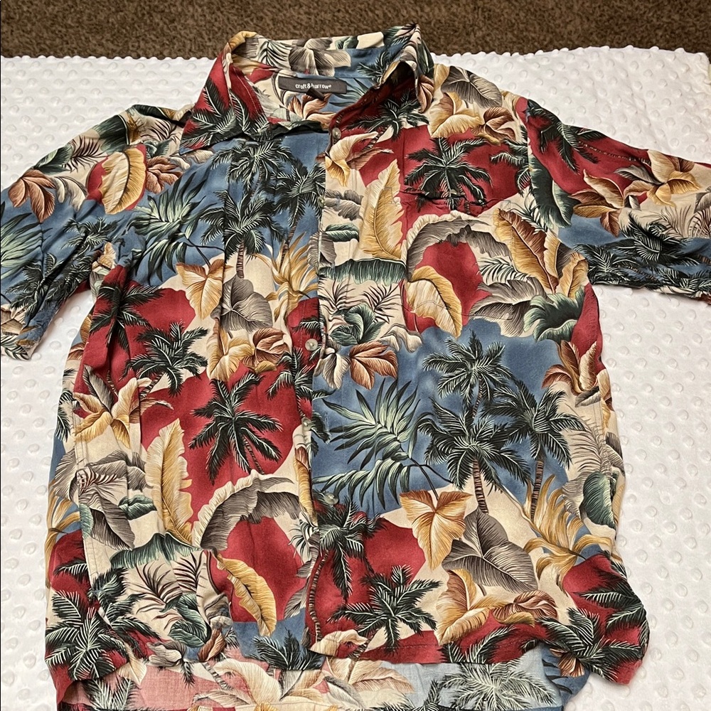 Croft & Barrow Multicolor Tropical Men's Shirt